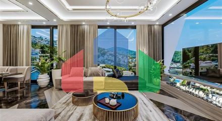 Villa in the elite area of Kargicak with the possibility of obtaining Turkish citizenship