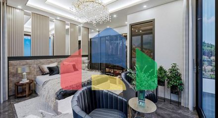 Villa in the elite area of Kargicak with the possibility of obtaining Turkish citizenship