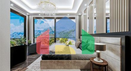 Villa in the elite area of Kargicak with the possibility of obtaining Turkish citizenship