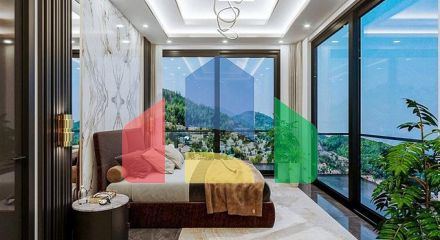 Вилла в элитном районе Каргыджак с возможностью получить гражданство Турции