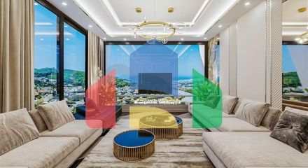 Вилла в элитном районе Каргыджак с возможностью получить гражданство Турции