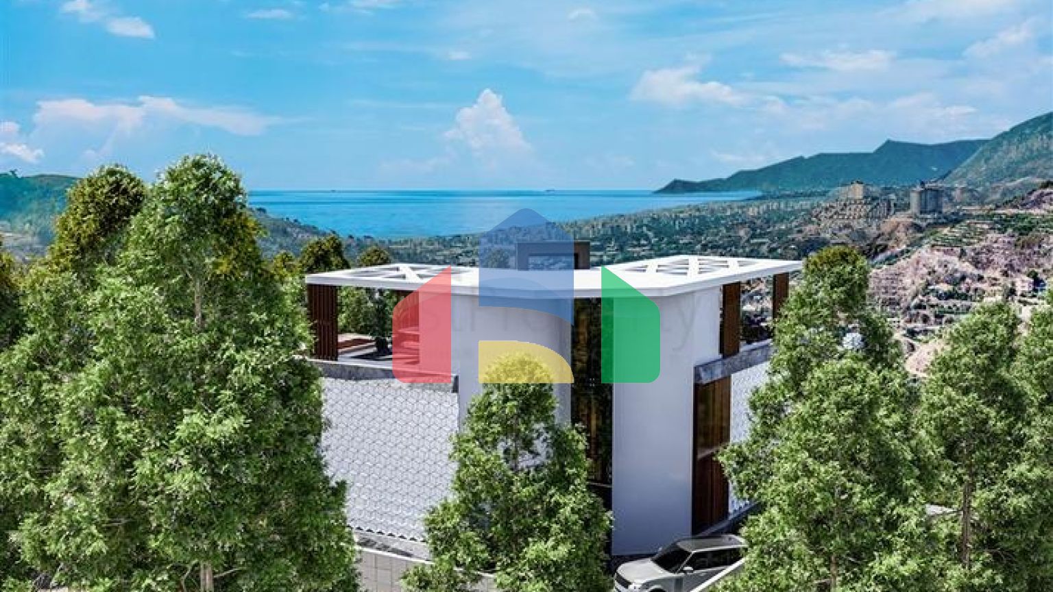 Вилла в элитном районе Каргыджак с возможностью получить гражданство Турции