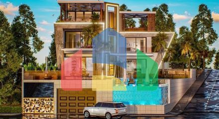 Вилла в элитном районе Каргыджак с возможностью получить гражданство Турции