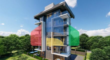 New boutique project 500 m from the sea in Kargicak