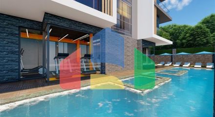 New boutique project 500 m from the sea in Kargicak