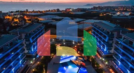 Садовий дуплекс в одному з кращих комплексів в районі Каргыджак