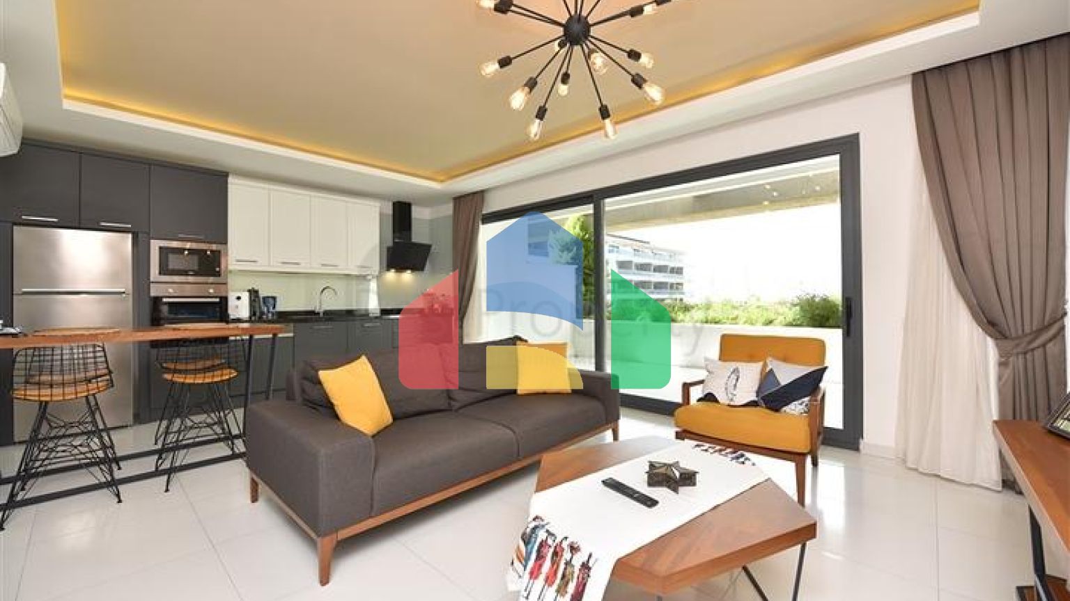 Садовий дуплекс в одному з кращих комплексів в районі Каргыджак