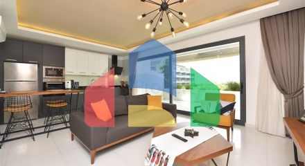 Садовий дуплекс в одному з кращих комплексів в районі Каргыджак