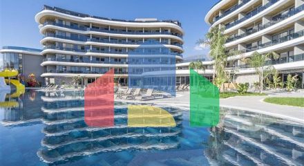 Новый элитный комплекс рядом с морем в Каргыджаке