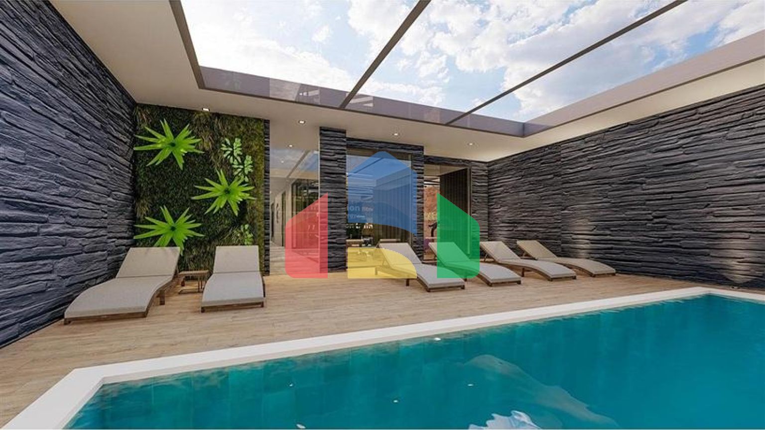 Квартира 1+1 в живописном районе Каргыджак