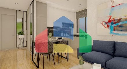 Квартира 1+1 в живописном районе Каргыджак