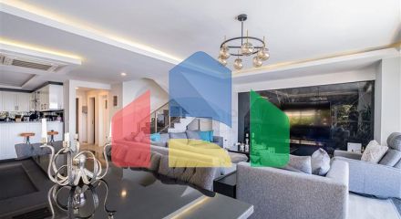 Вілла 3 + 1 з панорамним видом в районі Каргиджак