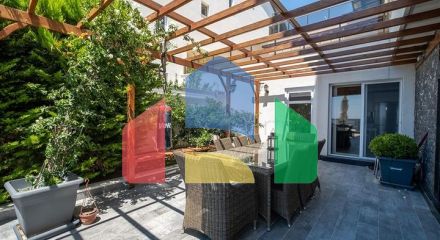 Вілла 3 + 1 з панорамним видом в районі Каргиджак