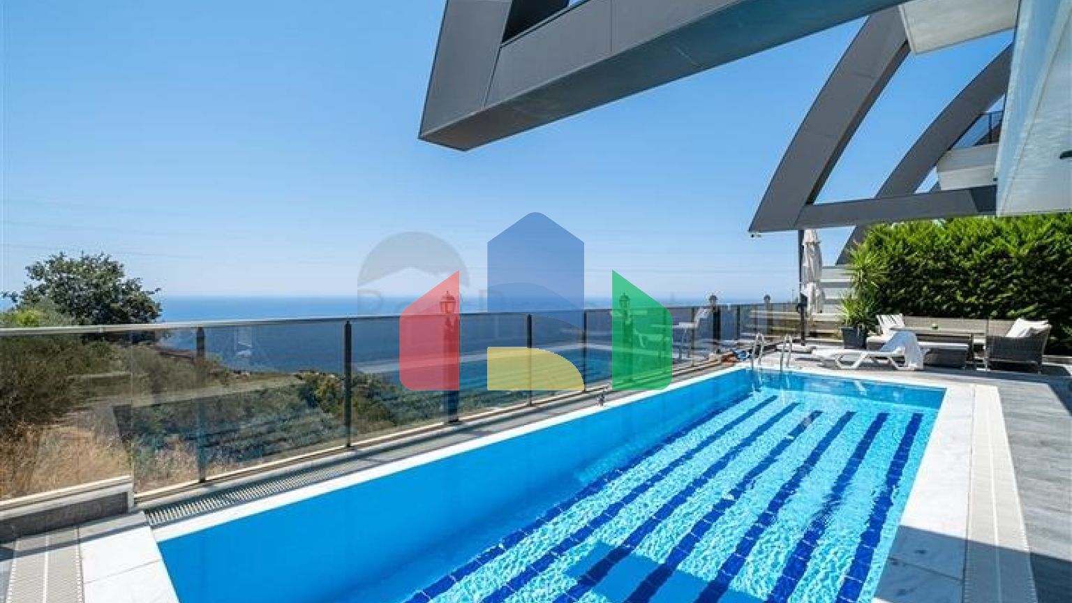 Вілла 3 + 1 з панорамним видом в районі Каргиджак