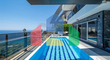 Вілла 3 + 1 з панорамним видом в районі Каргиджак