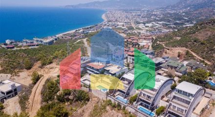 Вілла 3 + 1 з панорамним видом в районі Каргиджак