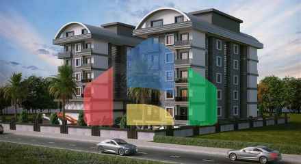 Квартира планировкой 1+1 в районе Каргыджак