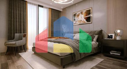 Квартира планировкой 1+1 в районе Каргыджак