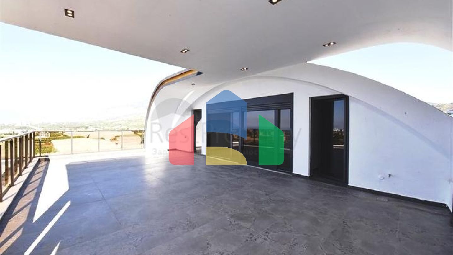 Новый инвестиционный проект с видом на горы в районе Каргыджак