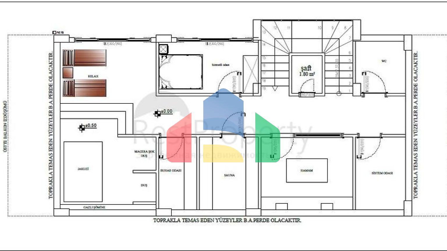 Новый инвестиционный проект с видом на горы в районе Каргыджак