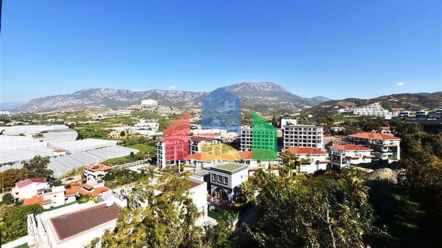 Новый инвестиционный проект с видом на горы в районе Каргыджак