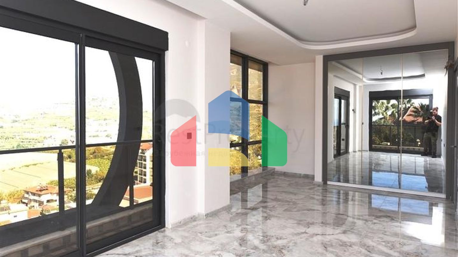 Новый инвестиционный проект с видом на горы в районе Каргыджак