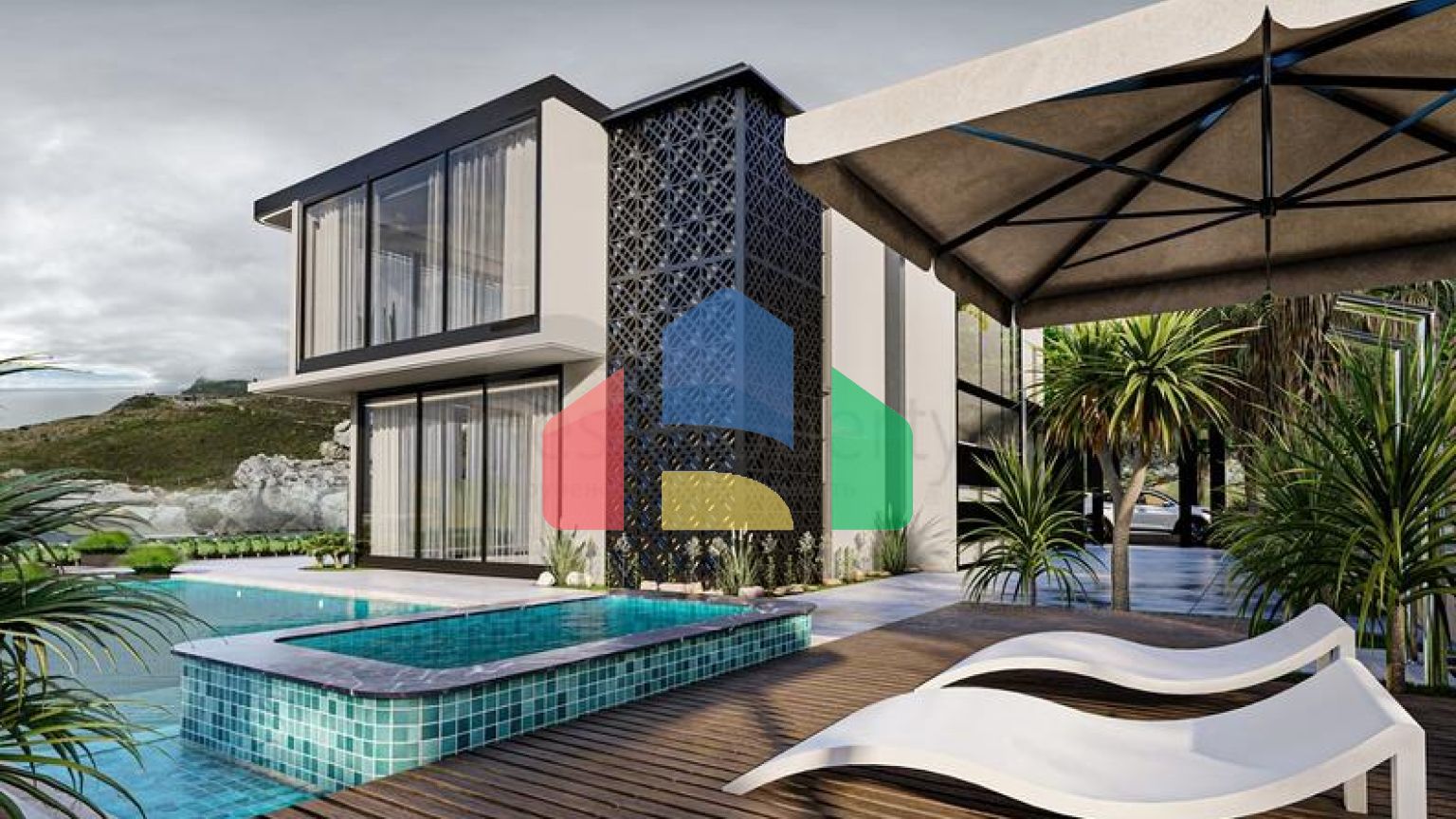 Новый проект виллы в районе Каргыджак