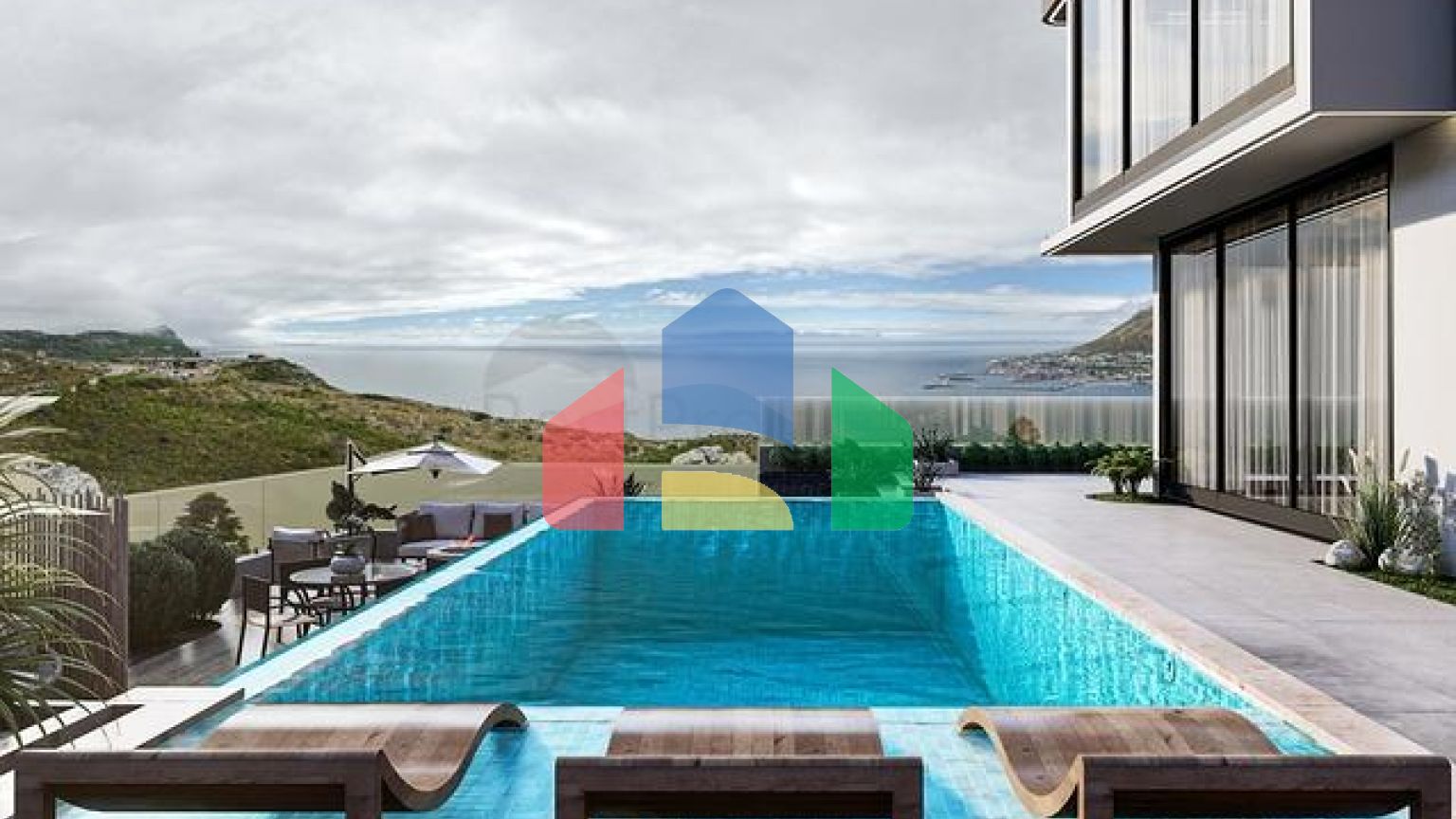 Новый проект виллы в районе Каргыджак