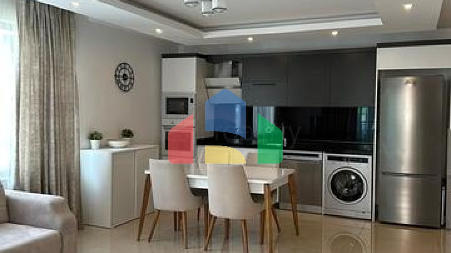 Квартира 2+1 в живописном районе Каргыджак