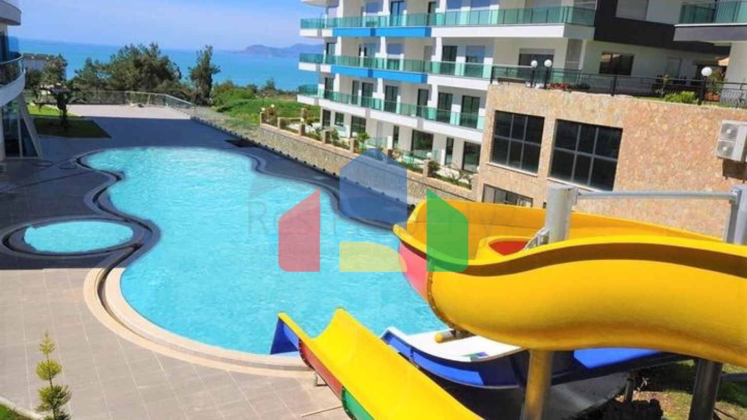 Квартира 2+1 в живописном районе Каргыджак