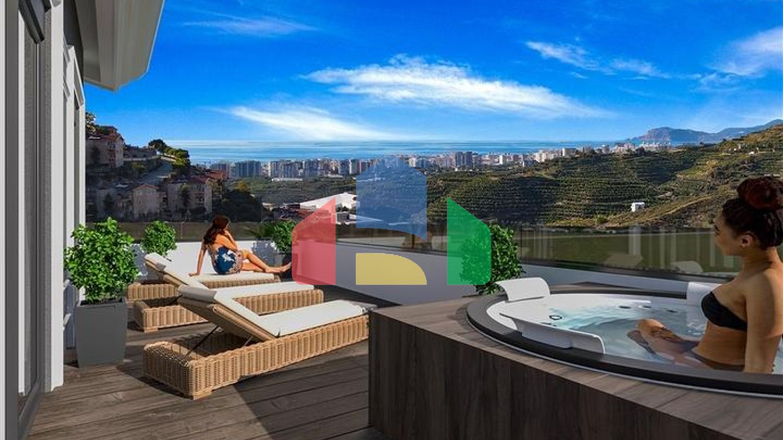 Закрытый комплекс вилл с возможностью получения турецкого гражданства