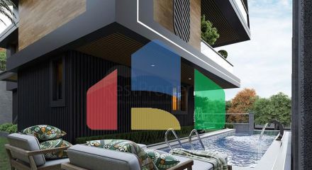 Новый проект эксклюзивной виллы в районе Каргыджак