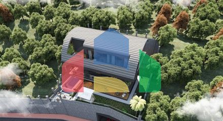 Новый проект эксклюзивной виллы в районе Каргыджак