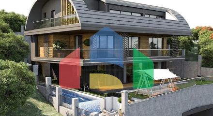 Новый проект эксклюзивной виллы в районе Каргыджак