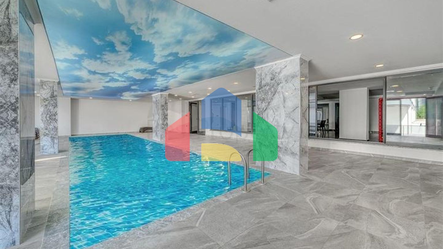 Уютная 1+1 в современном жилом комплексе Каргыджака с развитой внутренней инфраструктурой