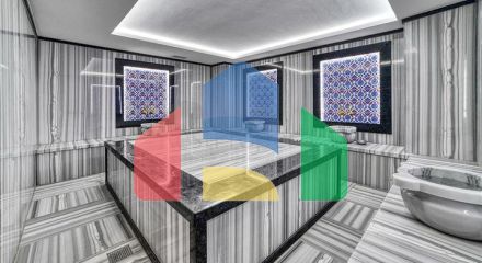 Уютная 1+1 в современном жилом комплексе Каргыджака с развитой внутренней инфраструктурой