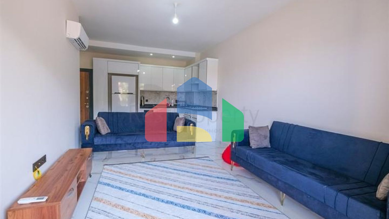 Уютная 1+1 в современном жилом комплексе Каргыджака с развитой внутренней инфраструктурой