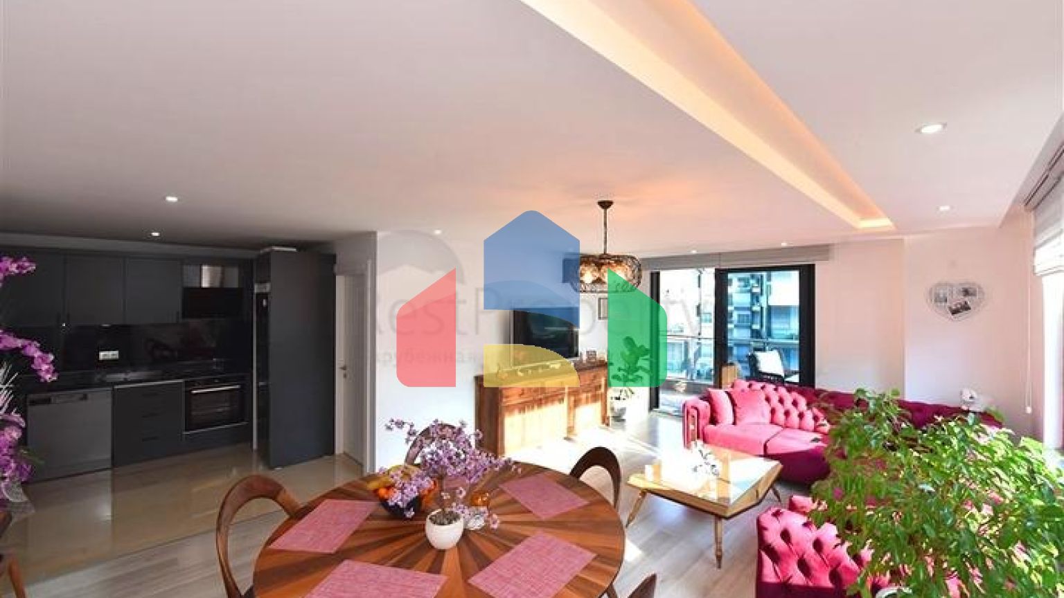 Квартира 2+1 в жилом комплексе с отельной инфраструктурой.