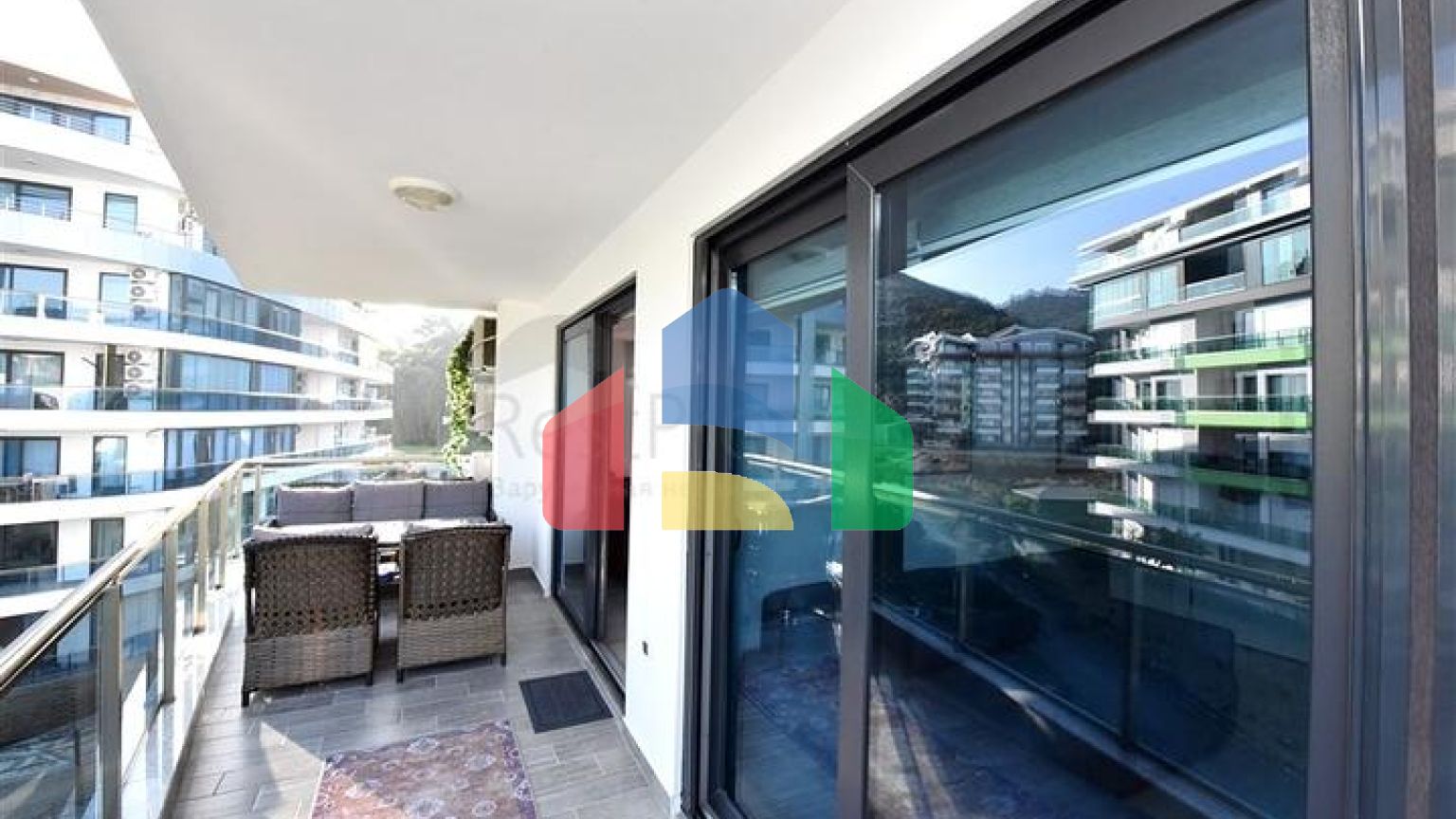 Квартира 2+1 в жилом комплексе с отельной инфраструктурой.