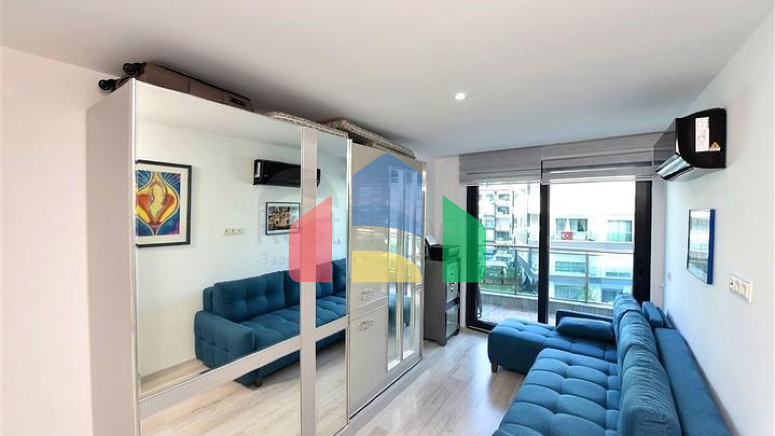 Квартира 2+1 в жилом комплексе с отельной инфраструктурой.