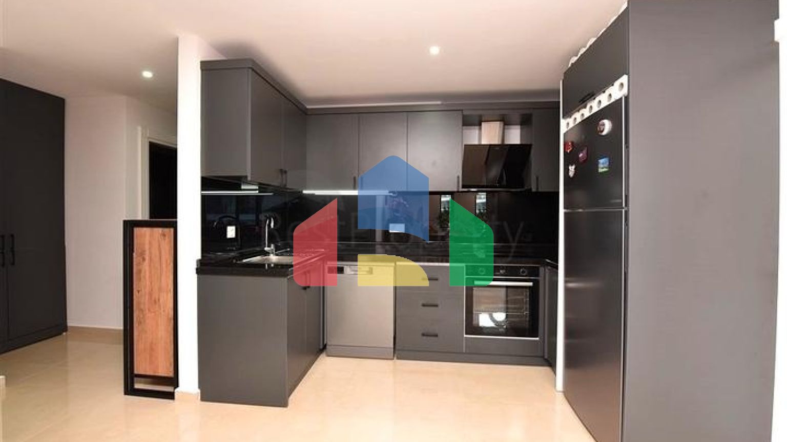 Квартира 2+1 в жилом комплексе с отельной инфраструктурой.