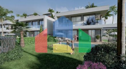 Сучасна вілла з панорамним видом на море в Каргиджаку