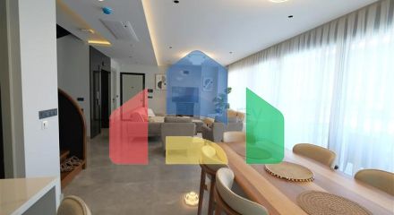 Сучасна вілла з панорамним видом на море в Каргиджаку