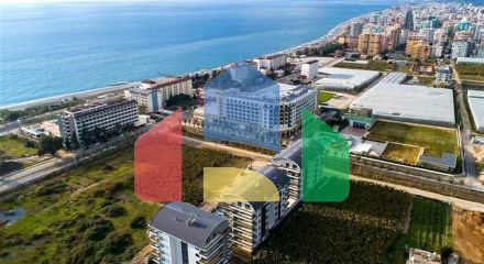 Уютная квартира 1+1 в районе Каргыджак в современном жилом комплексе