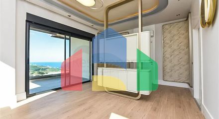 Розкішна вілла 4 + 1 в районі Каргиджак.