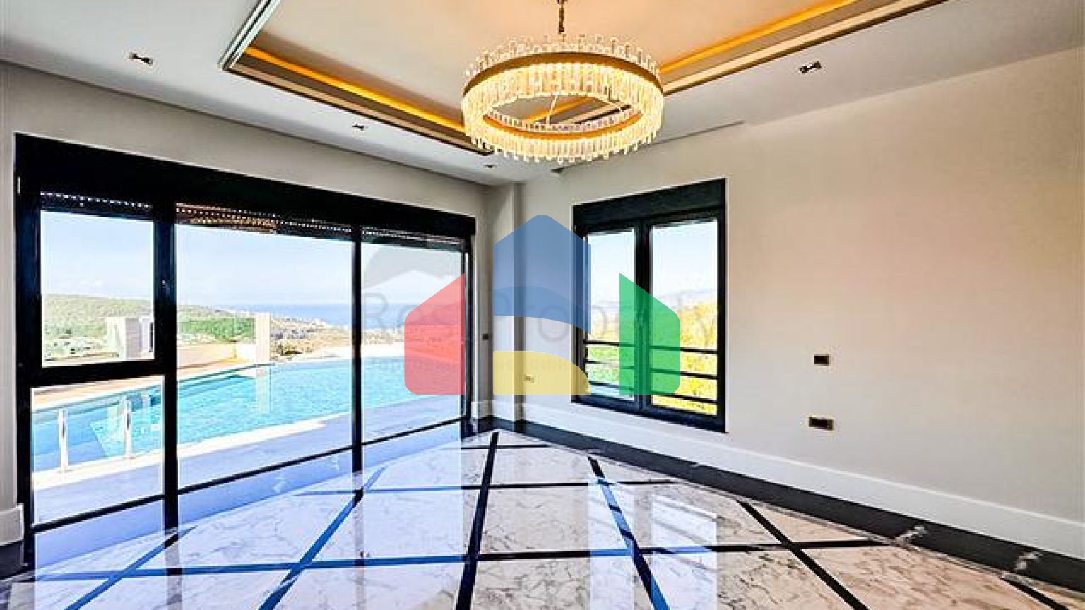 Розкішна вілла 4 + 1 в районі Каргиджак.