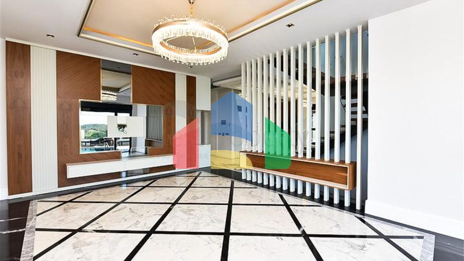 Розкішна вілла 4 + 1 в районі Каргиджак.