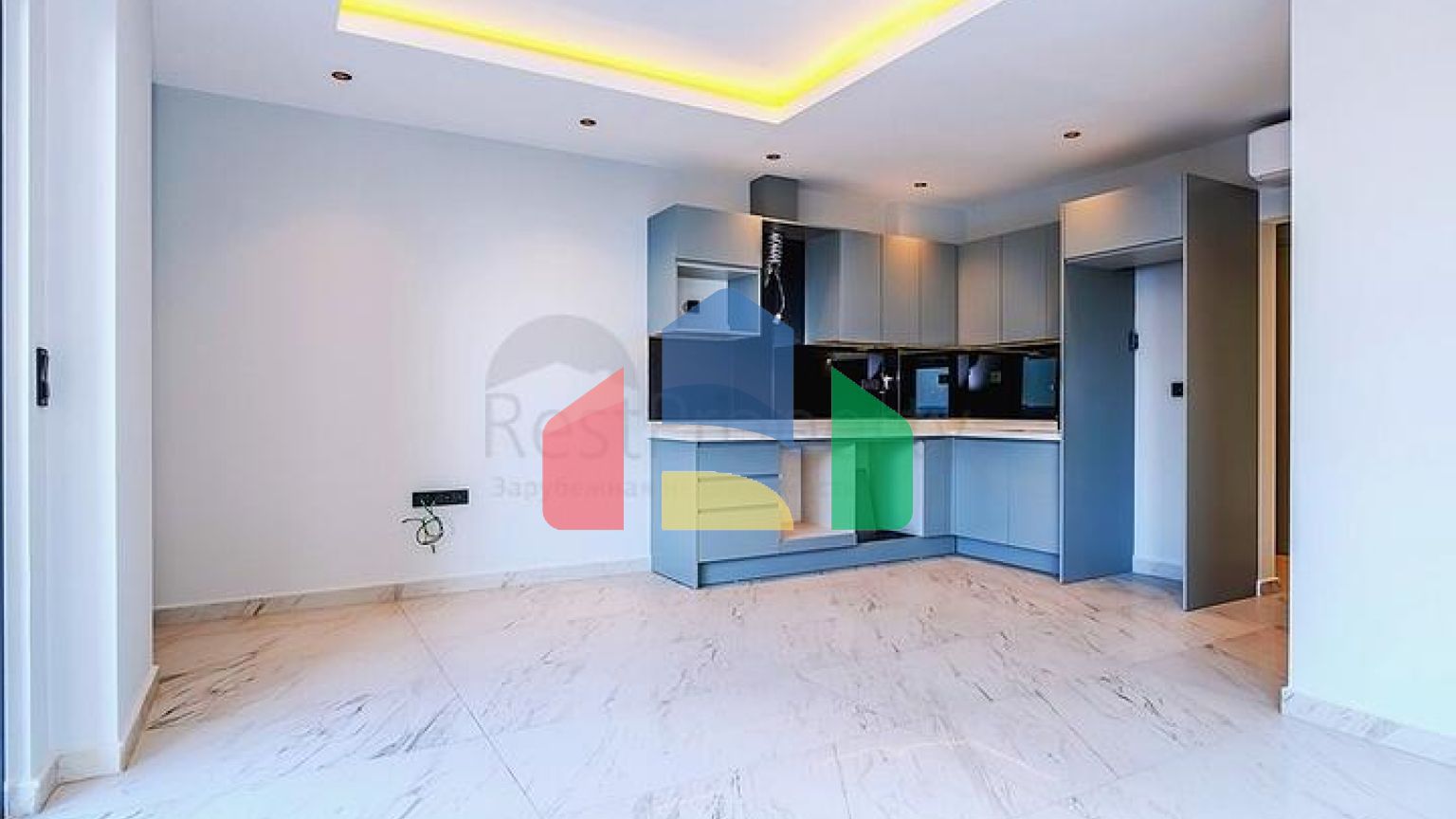 Трёхкомнатная квартира 2+1 рядом с побережьем в районе Каргыджак