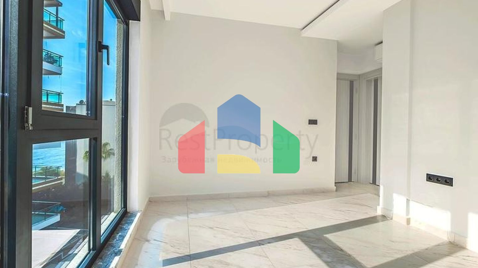 Трёхкомнатная квартира 2+1 рядом с побережьем в районе Каргыджак