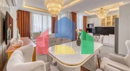 Трёхкомнатный пентхаус с террасой и развитой инфраструктурой в районе Каргыджак